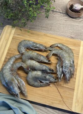 Креветка тигровая с головой